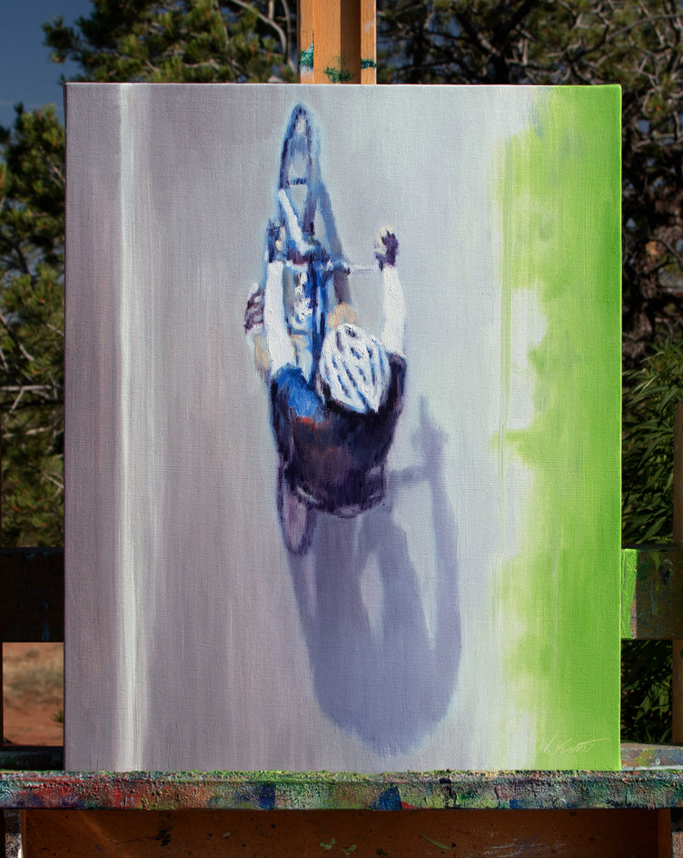 Morning Ride by Warren Keating |  Context View of Artwork 