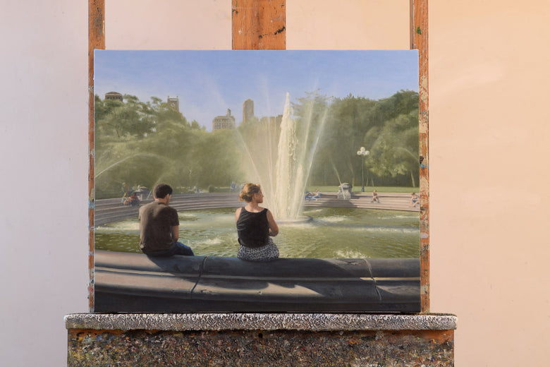 Washington Square Fountain by Nick Savides |  Context View of Artwork 