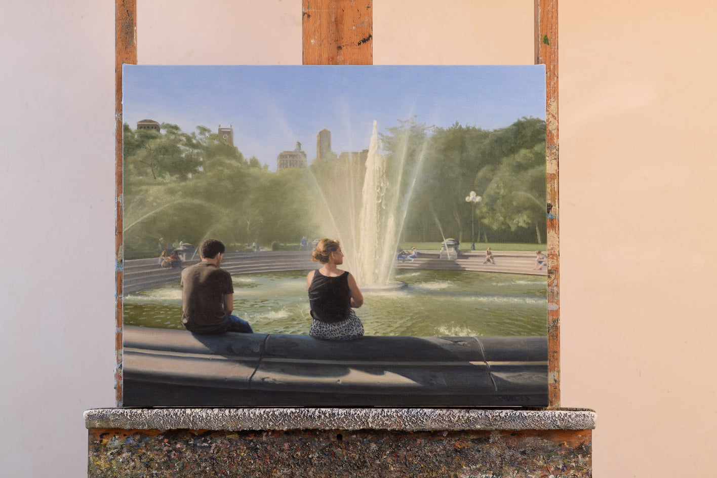Washington Square Fountain by Nick Savides |  Context View of Artwork 