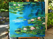 Original art for sale at UGallery.com | Waterlilies by Catherine McCargar | $1,350 | acrylic painting | 20' h x 20' w | thumbnail 3
