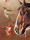 Original art for sale at UGallery.com | Wonder by Alana Clumeck | $2,500 | acrylic painting | 24' h x 48' w | thumbnail 3