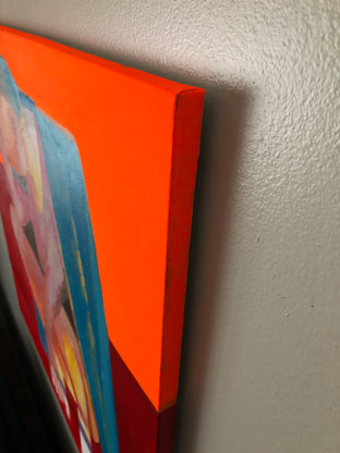 Original art for sale at UGallery.com | Waiting by Ziui Vance | $1,600 | acrylic painting | 30' h x 30' w | photo 2