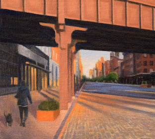 West 14th Street at Sunset by Nick Savides |   Closeup View of Artwork 