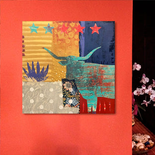 Western Series: Longhorn by Darlene McElroy |  Context View of Artwork 