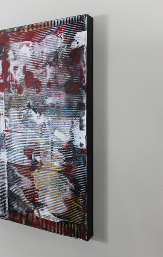 What Was Said by Gary J. Noland Jr. |  Side View of Artwork 