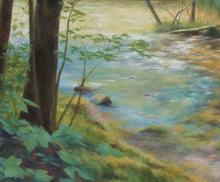 Whispers of Spring by Jo Galang |   Closeup View of Artwork 