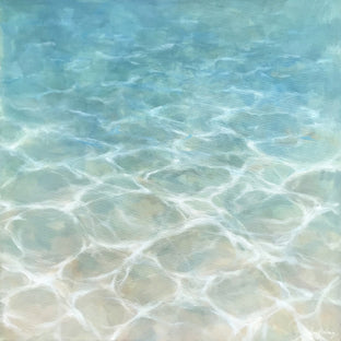 Original art for sale at UGallery.com | White Sand by Laura Browning | $1,150 | oil painting | 24' h x 24' w | photo 1
