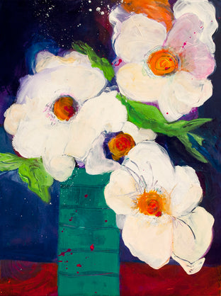 Original art for sale at UGallery.com | Windowsill by Ruth-Anne Siegel | $800 | acrylic painting | 24' h x 18' w | photo 1