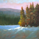 Original art for sale at UGallery.com | Winter Dusk by Nancy Merkle | $725 | oil painting | 20' h x 20' w | thumbnail 1