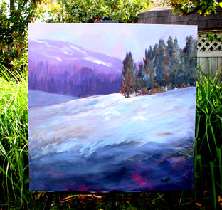 Winter Scene by Nancy Merkle |  Context View of Artwork 