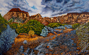 Winter Storm Over Red Rock by Crystal DiPietro |  Artwork Main Image 