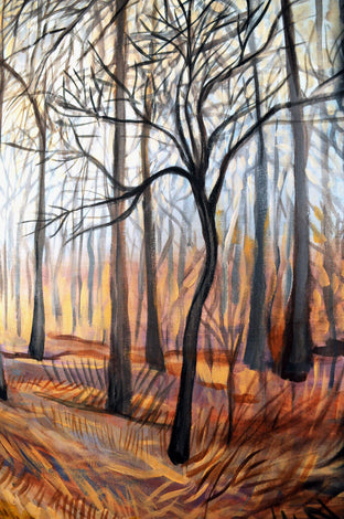 Winter Woods by Kira Yustak |   Closeup View of Artwork 