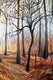 Original art for sale at UGallery.com | Winter Woods by Kira Yustak | $1,775 | acrylic painting | 40' h x 30' w | thumbnail 4