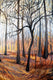 Original art for sale at UGallery.com | Winter Woods by Kira Yustak | $1,775 | acrylic painting | 40' h x 30' w | thumbnail 4