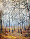 Original art for sale at UGallery.com | Winter Woods by Kira Yustak | $1,775 | acrylic painting | 40' h x 30' w | thumbnail 1