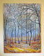 Original art for sale at UGallery.com | Winter Woods by Kira Yustak | $1,775 | acrylic painting | 40' h x 30' w | thumbnail 3