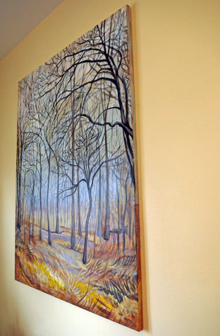 Winter Woods by Kira Yustak |  Side View of Artwork 