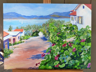 Original art for sale at UGallery.com | With a View to the Water by Catherine McCargar | $750 | acrylic painting | 12' h x 16' w | photo 3