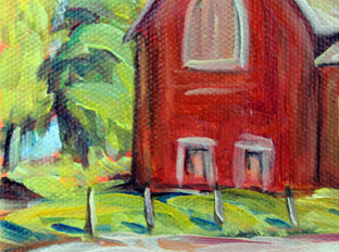 Original art for sale at UGallery.com | Woodlawn, Ontario by Doug Cosbie | $250 | oil painting | 8' h x 10' w | photo 4