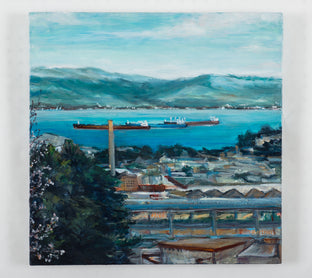 Original art for sale at UGallery.com | World Partners by Carole Moore | $1,050 | mixed media artwork | 20' h x 20' w | photo 3