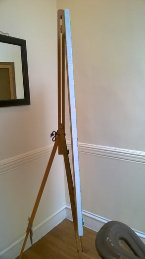 Trees by the Window by Naoko Tadotsu |  Side View of Artwork 