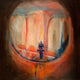 Original art for sale at UGallery.com | Grail Dynasty by Yamilet Sempe | $1,150 | acrylic painting | 24' h x 24' w | thumbnail 1