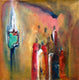 Original art for sale at UGallery.com | The Emerald Tablet by Yamilet Sempe | $1,150 | acrylic painting | 24' h x 24' w | thumbnail 1