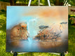 Original art for sale at UGallery.com | Dragonfly Paradise by Yamilet Sempe | $1,500 | mixed media artwork | 18' h x 24' w | thumbnail 3