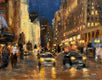 Original art for sale at UGallery.com | Magnificent Mile by Yangzi Xu | $425 | oil painting | 11' h x 14' w | thumbnail 1