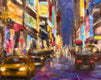 Original art for sale at UGallery.com | NYC Night by Yangzi Xu | $675 | oil painting | 16' h x 20' w | thumbnail 4