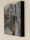 Original art for sale at UGallery.com | On Wacker Dr by Yangzi Xu | $425 | oil painting | 12' h x 12' w | thumbnail 2