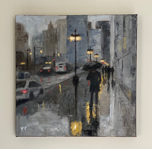 On Wacker Dr by Yangzi Xu |  Context View of Artwork 