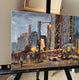 Original art for sale at UGallery.com | Wacker Drive by Yangzi Xu | $400 | oil painting | 11' h x 14' w | thumbnail 2