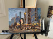 Original art for sale at UGallery.com | Wacker Drive by Yangzi Xu | $400 | oil painting | 11' h x 14' w | thumbnail 3