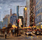 Original art for sale at UGallery.com | Wacker Drive by Yangzi Xu | $400 | oil painting | 11' h x 14' w | thumbnail 4