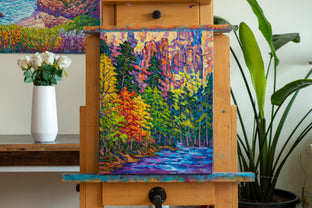 Colorful Canyon by Tao Bai |  Context View of Artwork 