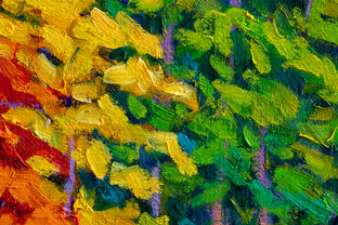 Colorful Canyon by Tao Bai |   Closeup View of Artwork 