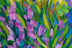 Original art for sale at UGallery.com | Sunny Spring by Tao Bai | $700 | oil painting | 20' h x 16' w | thumbnail 4