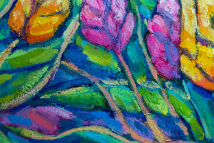 Sunset Tulips by Tao Bai |   Closeup View of Artwork 