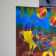 Original art for sale at UGallery.com | Fairytale Bird and Peaches by Yelena Sidorova | $650 | mixed media artwork | 16' h x 20' w | thumbnail 2