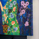 Original art for sale at UGallery.com | Magical Night and Blue Butterfly by Yelena Sidorova | $1,800 | mixed media artwork | 30' h x 30' w | thumbnail 2