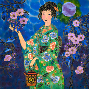 Magical Night and Blue Butterfly by Yelena Sidorova |  Artwork Main Image 