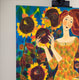 Original art for sale at UGallery.com | Sunflower Medley by Yelena Sidorova | $1,400 | mixed media artwork | 30' h x 30' w | thumbnail 2