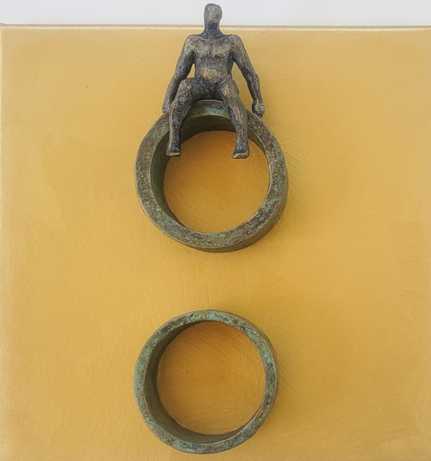 OO Man on Gold by Yelitza Diaz |  Artwork Main Image 