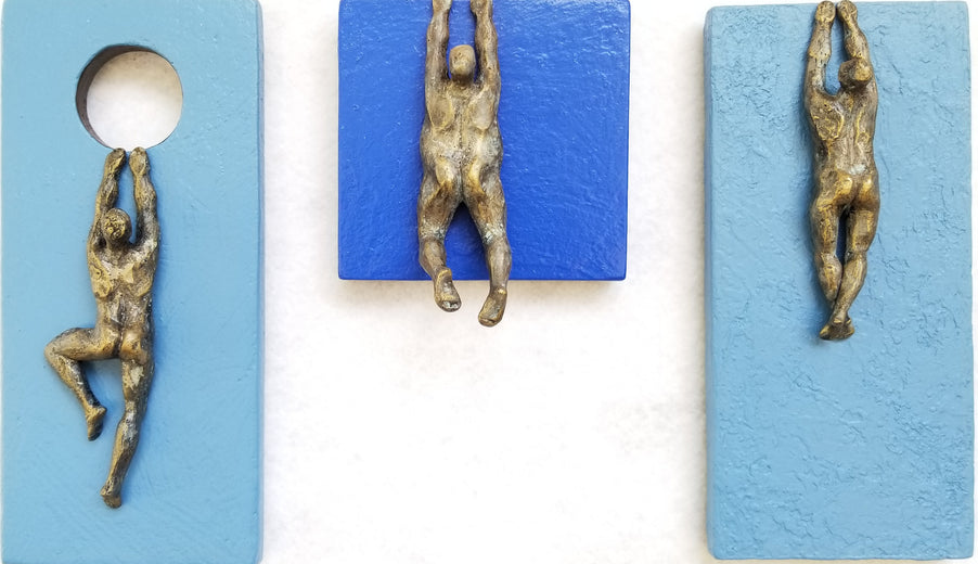 Blue Climbers by Yelitza Diaz |  Artwork Main Image 