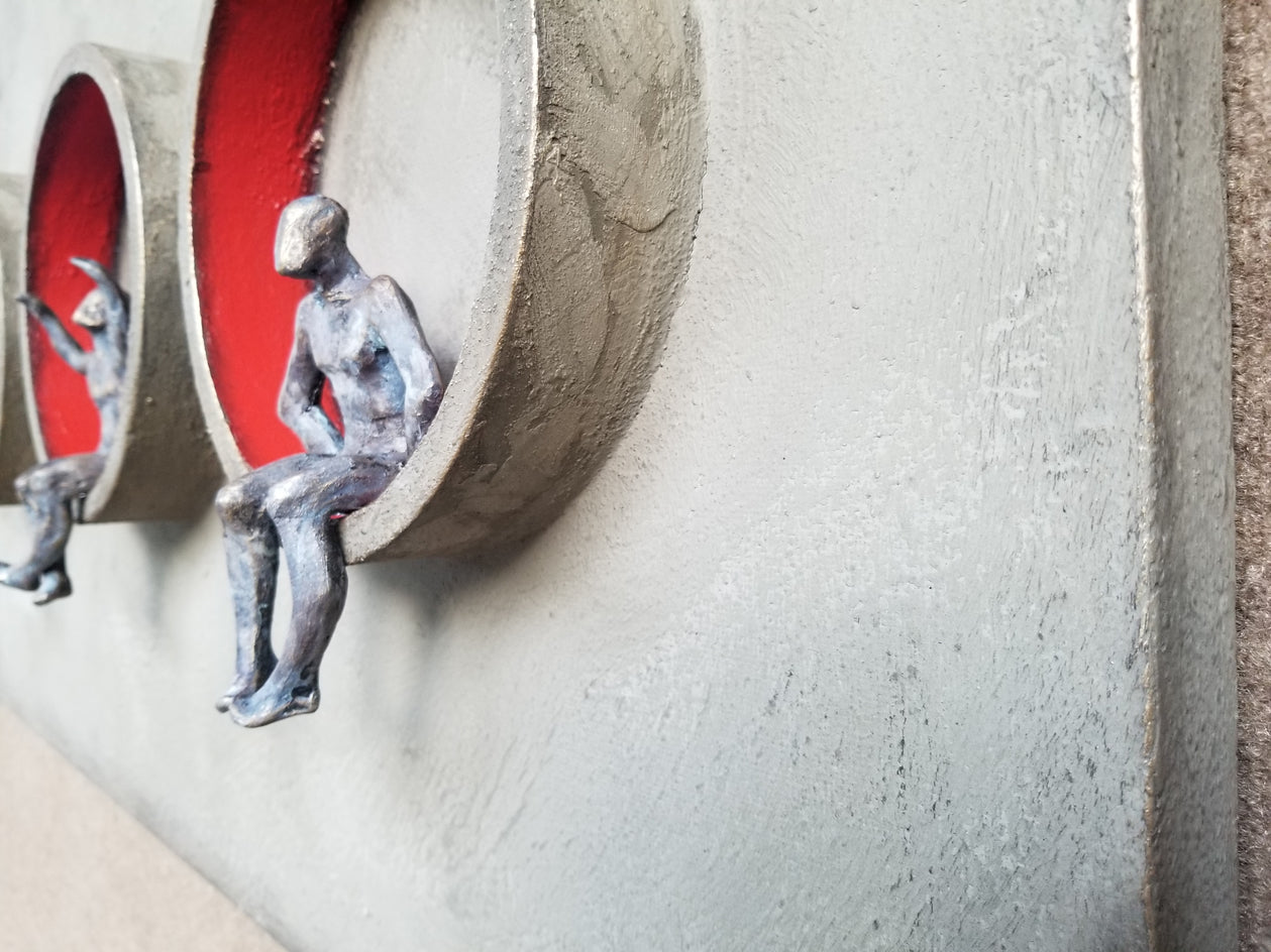 Circles of Life by Yelitza Diaz |  Closeup View of Artwork 