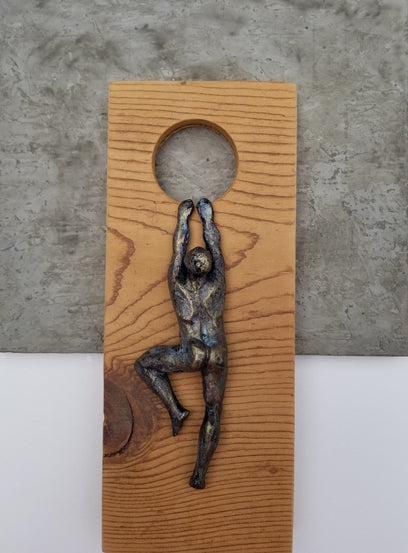 Climber on Virgin Wood by Yelitza Diaz | Artwork Main Image