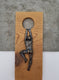 Original art for sale at UGallery.com | Climber on Virgin Wood by Yelitza Diaz | $475 | mixed media artwork | 13.5' h x 10.5' w | thumbnail 1