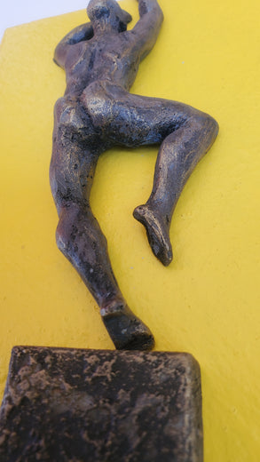 Climber with Support by Yelitza Diaz |   Closeup View of Artwork 