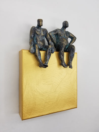 Couple on Gold 1/50 by Yelitza Diaz |  Context View of Artwork 